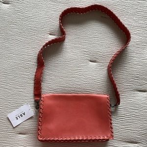 ABLE Pink Whipstitch Crossbody - NWT